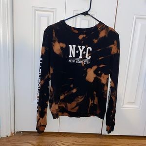 Acid Wash NYC Crew Neck